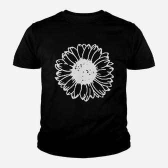 Bwogeeya Sunflower Graphic Youth T-shirt | Crazezy