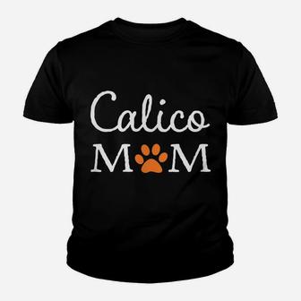 Calico Cat Mom Gift For Fur Mamas Youth T-shirt | Crazezy AU