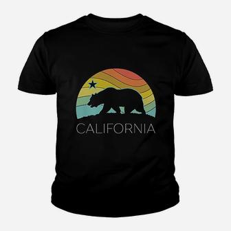 California Bear Vintage Beach Cali Youth T-shirt | Crazezy AU
