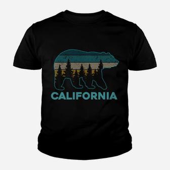 California Bear Vintage Retro Nature Hiking Souvenir Gift Youth T-shirt | Crazezy UK
