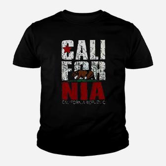 California Republic Classic Baseball Youth T-shirt | Crazezy