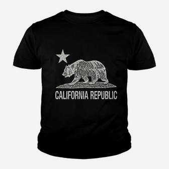 California Republic Youth T-shirt | Crazezy