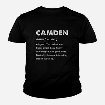 Camden Name Youth T-shirt | Crazezy CA