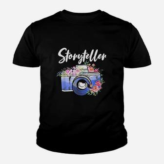 Camera Photographer Youth T-shirt | Crazezy