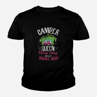 Camper Queen Classy Sassy Youth T-shirt | Crazezy DE