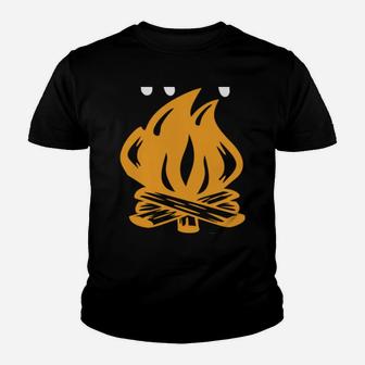 Campfire Queen Camping Youth T-shirt | Crazezy CA