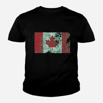 Canada Flag Youth T-shirt | Crazezy AU