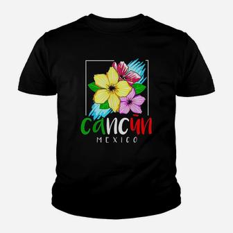 Cancun Mexico Souvenir Gift Spring Break Summer Vacation Youth T-shirt - Thegiftio