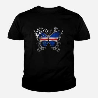 Cape Verde Flag Cape Verdean Youth T-shirt | Crazezy CA
