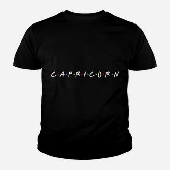 Capricorn Zodiac Sign Retros Style Youth T-shirt | Crazezy AU