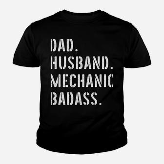 Car Mechanic Dad Gifts From Daughter Son Wife Youth T-shirt | Crazezy UK
