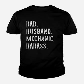 Car Mechanic Dad Gifts From Daughter Son Wife Youth T-shirt | Crazezy