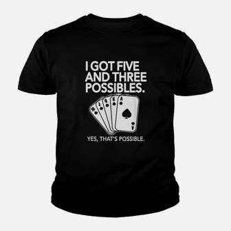 Card Player Jokes Spades Game Youth T-shirt | Crazezy CA