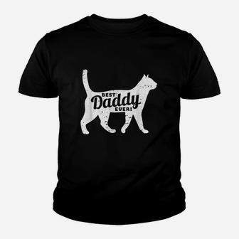 Cat Daddy Dad Pet Lover Fathers Day Gift Men Youth T-shirt | Crazezy CA