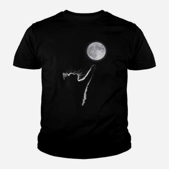 Cat Lovers, Cat, And Moon Cat Mom Gifts For Women Girls Kids Youth T-shirt | Crazezy CA