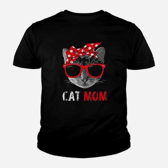 Cat Mom Cat Mother Cat Lover Cat Mommy Youth T-shirt | Crazezy DE