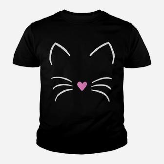 Cat Tshirt Women Funny Retro Clothes Paw Face Youth T-shirt | Crazezy