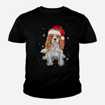 Cavalier King Charles Spaniel Dog Funny Christmas Dog Lovers Sweatshirt Youth T-shirt | Crazezy