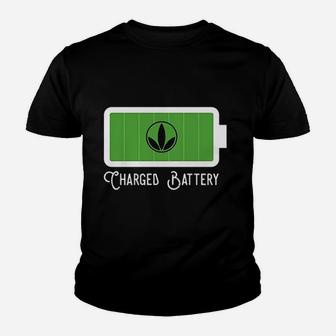 Charged Battery With My Healthy Products Youth T-shirt | Crazezy AU