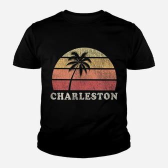 Charleston Sc Vintage 70S Retro Throwback Design Youth T-shirt | Crazezy DE