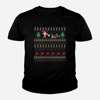 Chasing Santa German Shepherd Christmas - Sweatshirt Youth T-shirt | Crazezy CA