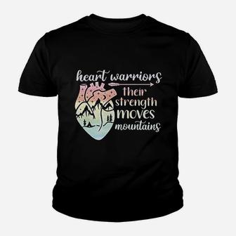 Chd Awareness Anatomical Heart Warrior Nurse Youth T-shirt | Crazezy DE