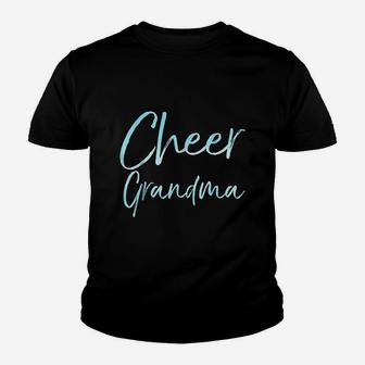 Cheer Grandma Cute Cheerleading Grandmother Youth T-shirt | Crazezy CA