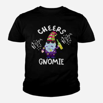 Cheers Gnomies Gnome New Years T Shirt Funny Drinking Top Youth T-shirt | Crazezy AU