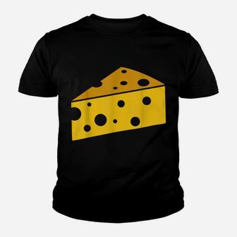 Cheese Piece For Cheese Lovers Funny Cheese T Graphic Youth T-shirt | Crazezy