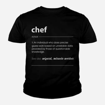Chef Definition, Funny Cooking Gift For Men & Women Youth T-shirt | Crazezy CA