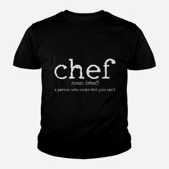 Chef Definition Youth T-shirt | Crazezy