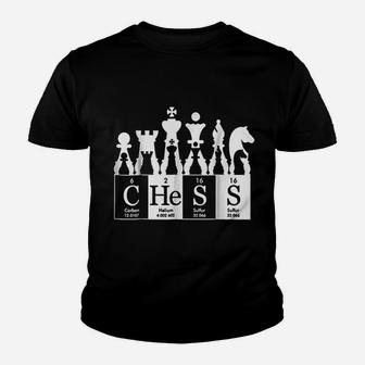 Chess Sets Periodic Table Elements Youth T-shirt - Thegiftio