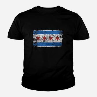 Chicago Flag Proud Citizen Traveler Youth T-shirt | Crazezy CA