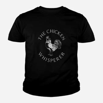 Chicken Whisperer Graphic Youth T-shirt | Crazezy