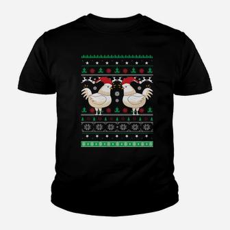 Chicken With Santa Ugly Youth T-shirt - Monsterry DE