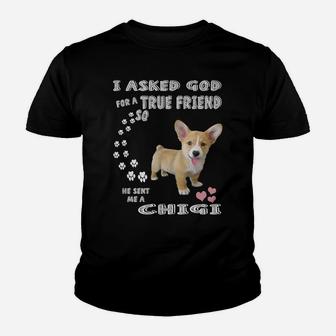Chigi Dog Lovers Costume, Corgi Chihuahua Mom Dad Cute Chigi Youth T-shirt | Crazezy UK