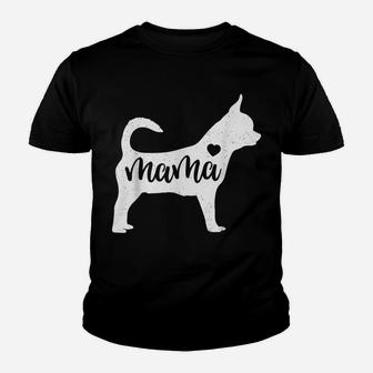 Chihuahua Mama Mom Dog Cute Mothers Day Gift Youth T-shirt | Crazezy DE