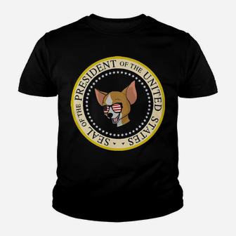 Chihuahua Seal Of The President Of The United States Youth T-shirt - Monsterry CA