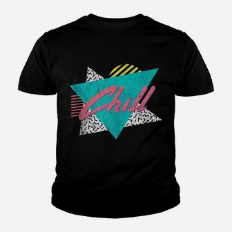 Chill Retro Vintage 80'S 90'S Gift Party Costume Youth T-shirt | Crazezy DE