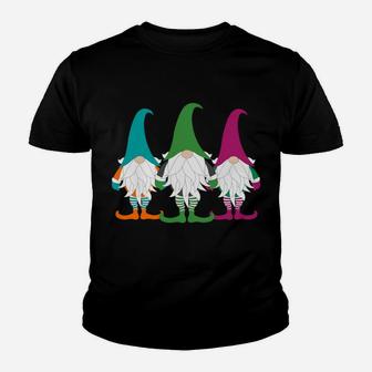 Chillin With My Gnomies Garden Gnome Lawn Care Christmas Youth T-shirt | Crazezy UK