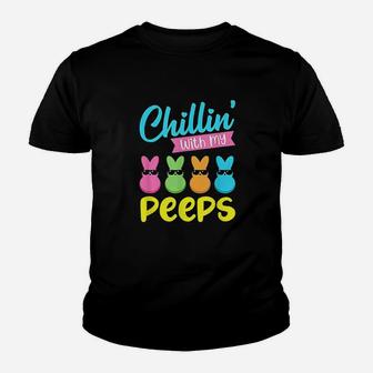 Chillin With My Peeps Youth T-shirt | Crazezy