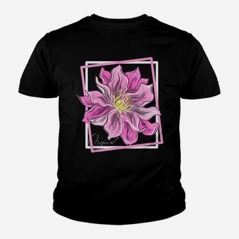 China Flowers | Garden | Flower Vibes | Summer Vibes Youth T-shirt | Crazezy UK