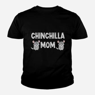 Chinchilla Mom Lover Gift For Women Chinchillas Love Gifts Youth T-shirt | Crazezy