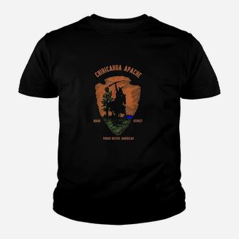Chiricahua Apache Tribe Native American Indian Retro Youth T-shirt | Crazezy CA
