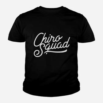 Chiro Squad Back Spine Subluxation Chiropractor Youth T-shirt - Thegiftio UK