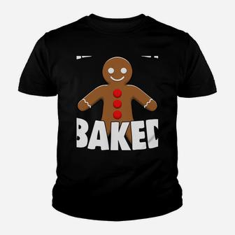 Chirstmas Holiday Let's Get Baked Gingerbread Xmas Gift Sweatshirt Youth T-shirt | Crazezy CA
