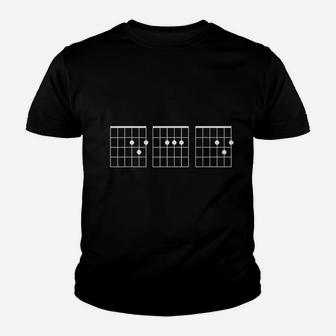 Chord Guitar Best Dad Ever Youth T-shirt | Crazezy