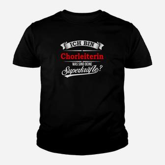 Chorliterin Dirigentin Chor Chorleiter Kinder T-Shirt - Seseable