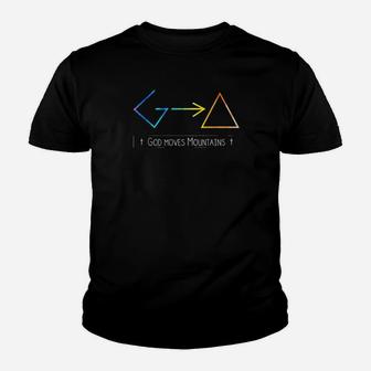 Christian God Moves Mountains Youth T-shirt - Monsterry UK