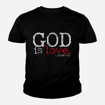 Christians God Is Love Gift Vintage Youth T-shirt | Crazezy AU